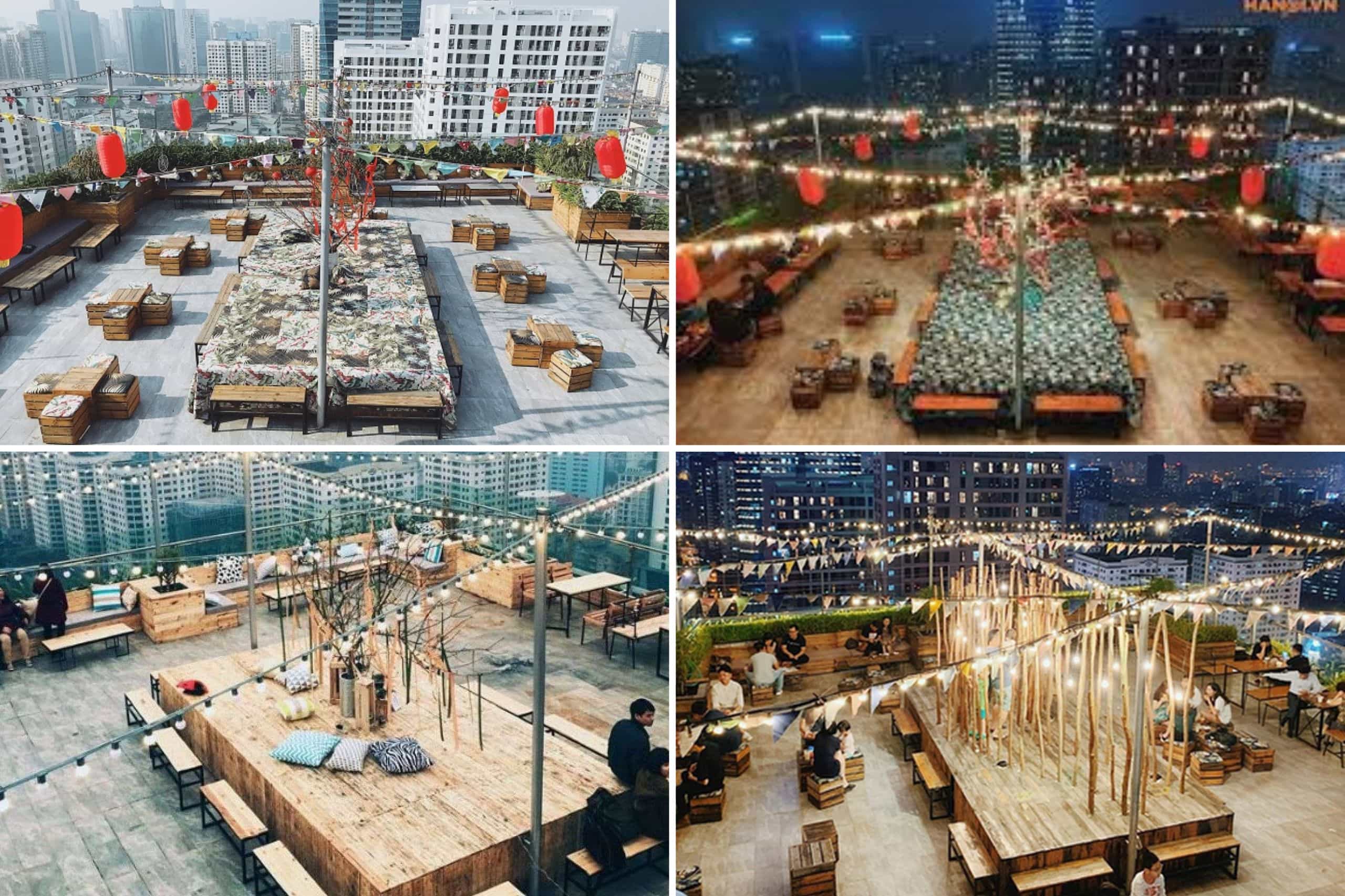 mẫu quán cafe phong cách Rustic